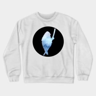 Bird - Ocean Blue Silhouette Crewneck Sweatshirt